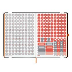 CUADERNO FINOCAM A4 TAPA FLEXIBLE A-5 DESIGN LISO MOUNTAIN 8053102