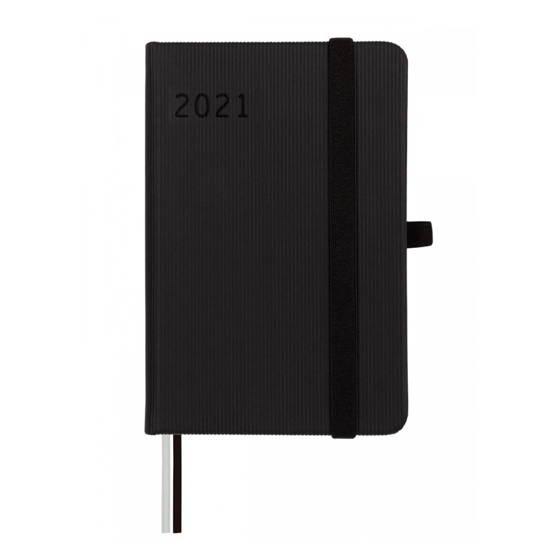 AGENDA ANUAL FINOCAM21 TEXTURA M2 1DP 2021 NEGRO+ 881766021 12,7*8,2
