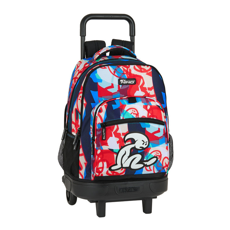 MOCHILA GDE. C/RUEDAS COMPACT EXTRAIBLE EL NIÑO ALOHA AMIGO 612032918 SAFTA20 ENERO 45*33
