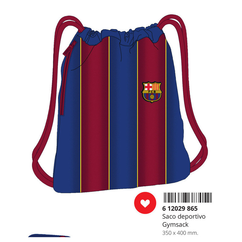 SACO DEPORTIVO F.C.BARCELONA 1ª EQUIP. 20/21 612029865 40*35 SAFTA22