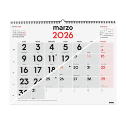 CALENDARIO PARED MIXTO XL 2026+ FINOCAM26 780020026 540 X 5 X 430 MM