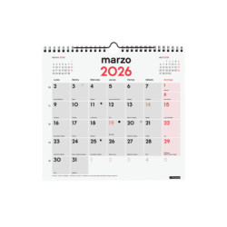 CALENDARIO PARED ESCRIBIR M 2026+ FINOCAM26 780060026 265 X 5 X 255 MM