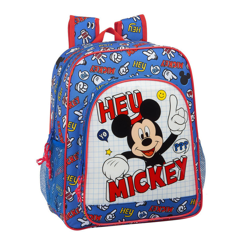 MOCHILA JUNIOR ADAPTABLE MICKEY MOUSE THINGS 612014640 SAFTA20 ENERO 38*32