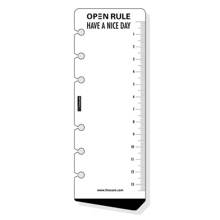 AGENDA RECAMBIO FINOCAM OPEN 400 REGLA C/BANDERITAS ADHESIVAS R459