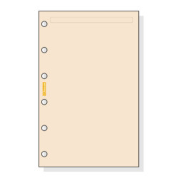 AGENDA RECAMBIO FINOCAM 602 LISO CREMA C243