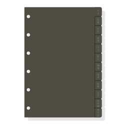 AGENDA RECAMBIO FINOCAM 602 PL/ 12 INDICE A-Z PLASTICO