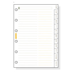 AGENDA RECAMBIO FINOCAM 602 INDICE A-Z C275