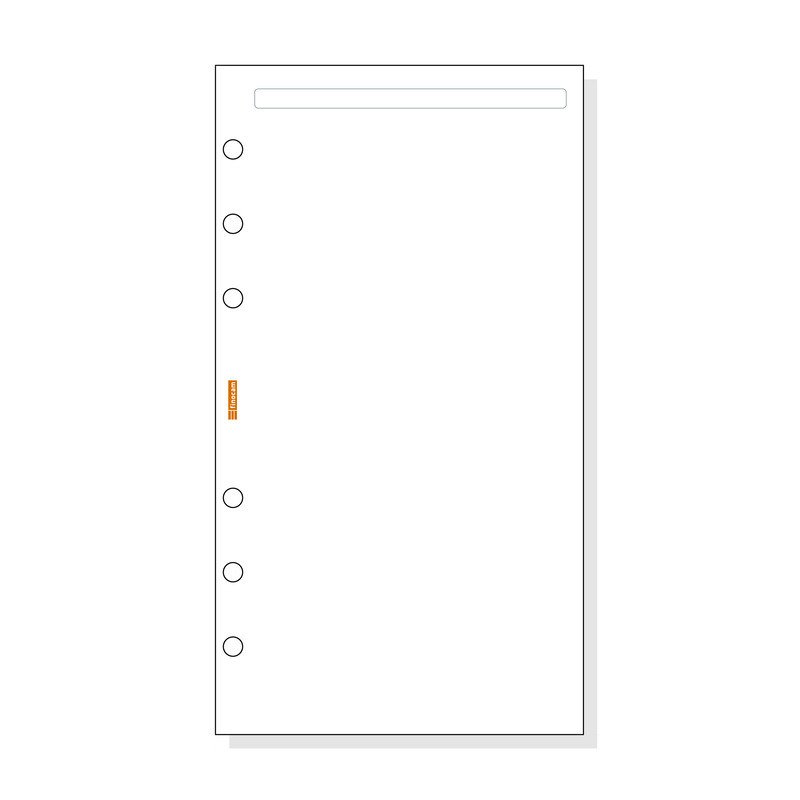 AGENDA RECAMBIO FINOCAM 609 LISO BLANCO C942