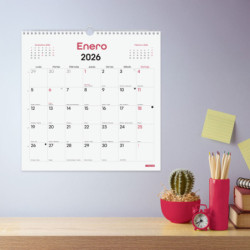 CALENDARIO PARED CHIC ES30X30 2026 BLANCO+ FINOCAM26 787007326 300 X 5 X 310 MM