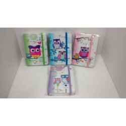 BLOC NOTAS SORT 12º SERIE BUHOS C/GOMA 1970 ^