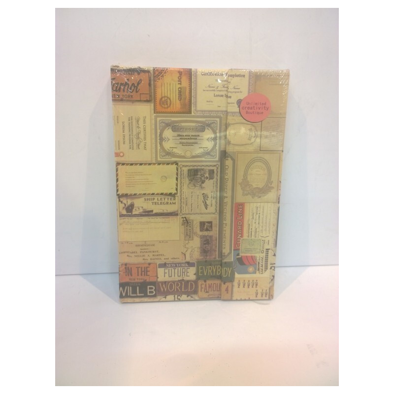 CUADERNO ESPIRAL SORT TAPA BROCHE POSTALES 18*10  2192 ^