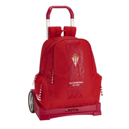 MOCHILA 662+CARRO EVOLUTION REAL SPORTING DE GIJON CORPORATIVA SAFTA26 611972860 43X32 UNIDAD