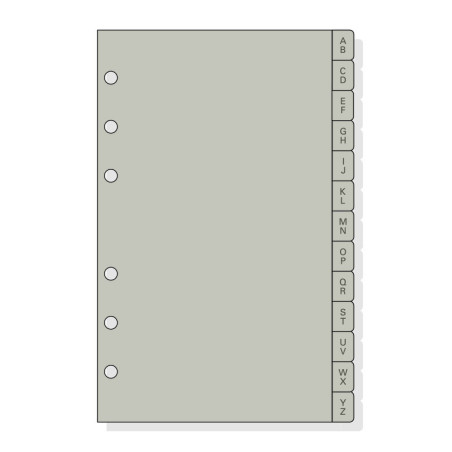 AGENDA RECAMBIO FINOCAM OPEN 400 INDICE A-Z R464