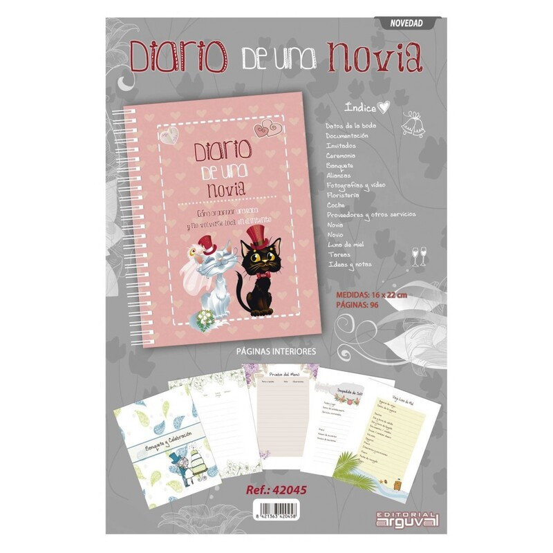DIARIO ESPIRAL 4º 16*22 ARGU DE UNA NOVIA 42045