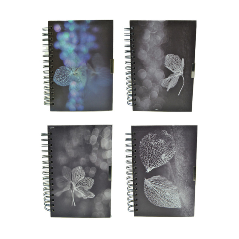 DIARIO REGALPAP FLORES FOTO 4º ESPIRAL C/CANDADO 4877 ^