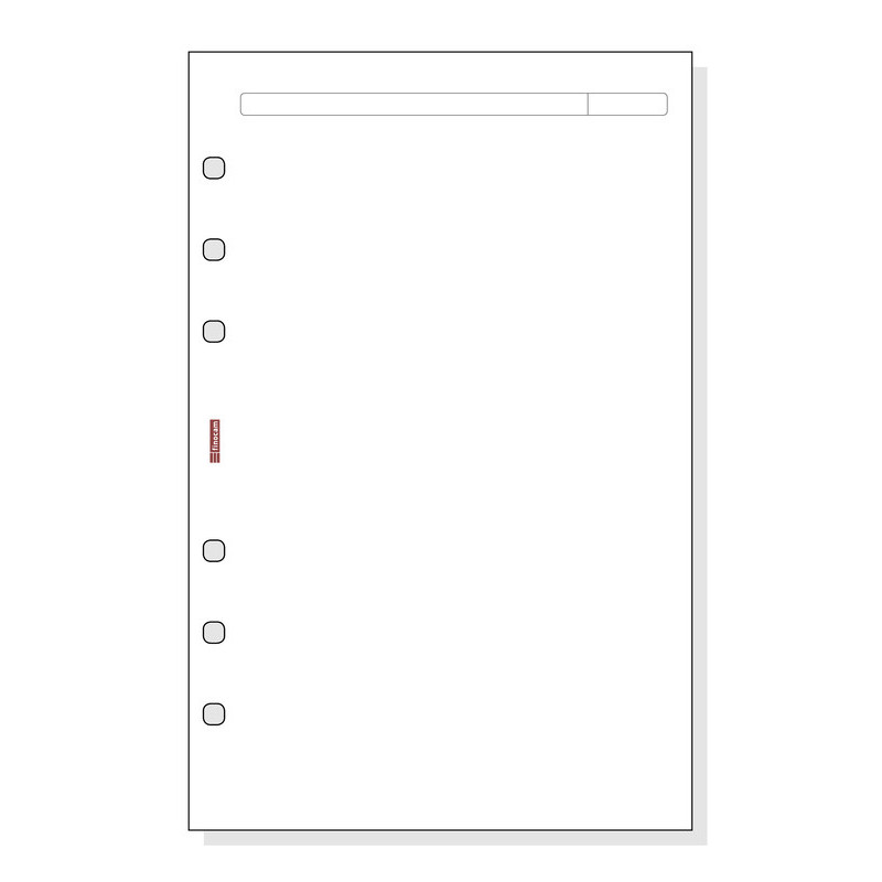 AGENDA RECAMBIO FINOCAM OPEN 500 LISO R542