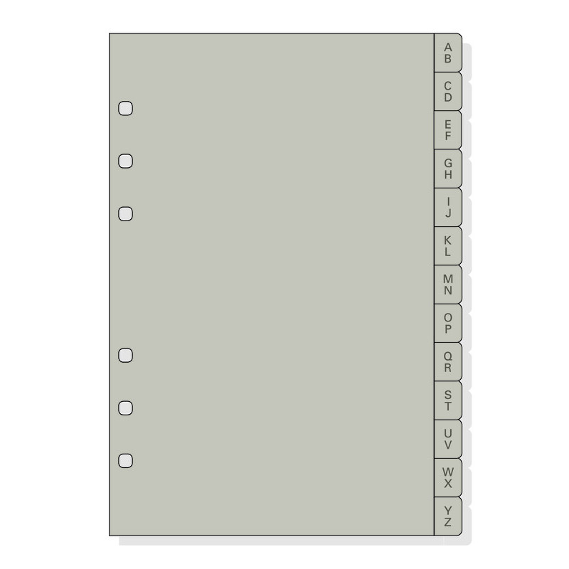 AGENDA RECAMBIO FINOCAM OPEN 500 INDICE A-Z R564
