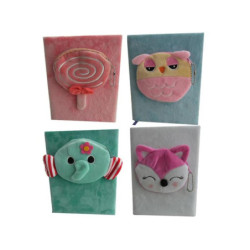 CUADERNO PELUCHE DIARIO C/MONEDERO REGALPAP 15*21 80H 4985