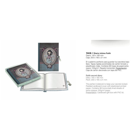 DIARIO MIQUELRIUS17 ANNEKE FAITH C/CANDADO 7415