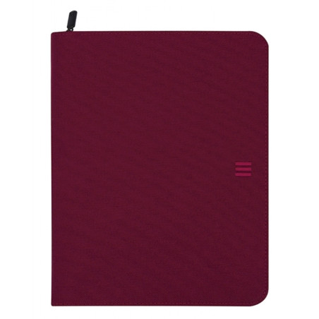 CARPETA CONGRESO FINOCAM FL 4A CREMALLERA TELA BURDEOS 5398374 J964 ^