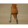 ANFORA CERAMICA C/ARO METAL 815 ^