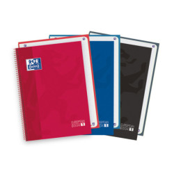 CUADERNO EUROPEAN ENRI OXFORD SCHOOL TAPA EXTRA FOLIO 80H 5*5  PACK 3U 400195024