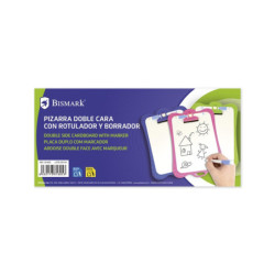 PIZARRA BLANCA BISMARK C/BORRADOR Y ROTULADOR A4 331805 UNIDAD POESSA