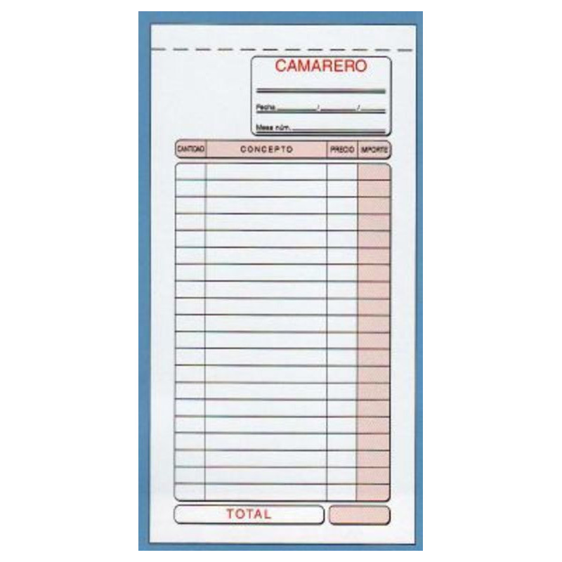 TAL. LOAN CAMAREROS T-94  3 DEL FL PTE 10U