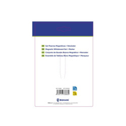 SET 3 PIZARRAS BLANCAS MAGNETICAS C/ROTULADOR BISMARK 333886 POESSA UNIDAD