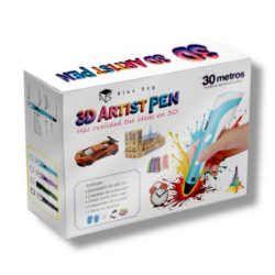 ROTULADOR IMPRESORA 3D PLA C/30 METROS ADAPTADOR USB ALEX BOG AB-0300