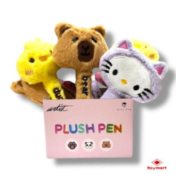 EXPOSITOR 10 BOLIGRAFOS CABEZA PELUCHE SURTIDOS ESI-1225 ALEX BOG