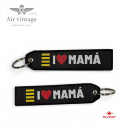 LLAVERO TELA ALEX BOG I LOVE MAMA EF-101 UNIDAD