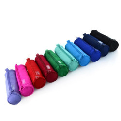 PORTATODO OFFICE BOX COLOR LINE REDONDO UNA CREMALLERA COLORES SURTIDOS 59511 UNIDAD