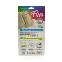 TIRAS INDEX 120 U FLUO OFFICE BOX FLUO 13509 BLISTER UNIDAD