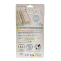 FLECHAS INDEX 160 U BLUSH OFFICE BOX BLUSH 16005 BLISTER UNIDAD
