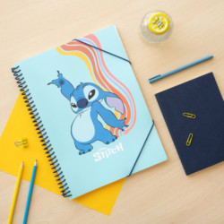 CARPETA ESCAPARATE DEC A4 30 FUNDAS ERIK DISNEY STITCH WAVES CFA407