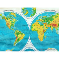 MAPAS MUDO MAPA MUNDI FISICO PTE 50U SELVI