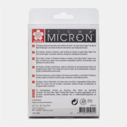 ROTULADOR CALIBRADO SAKURA PIGMA MICRON BLISTER 10U 003 - 1.2 POSXSDK10A TALENS