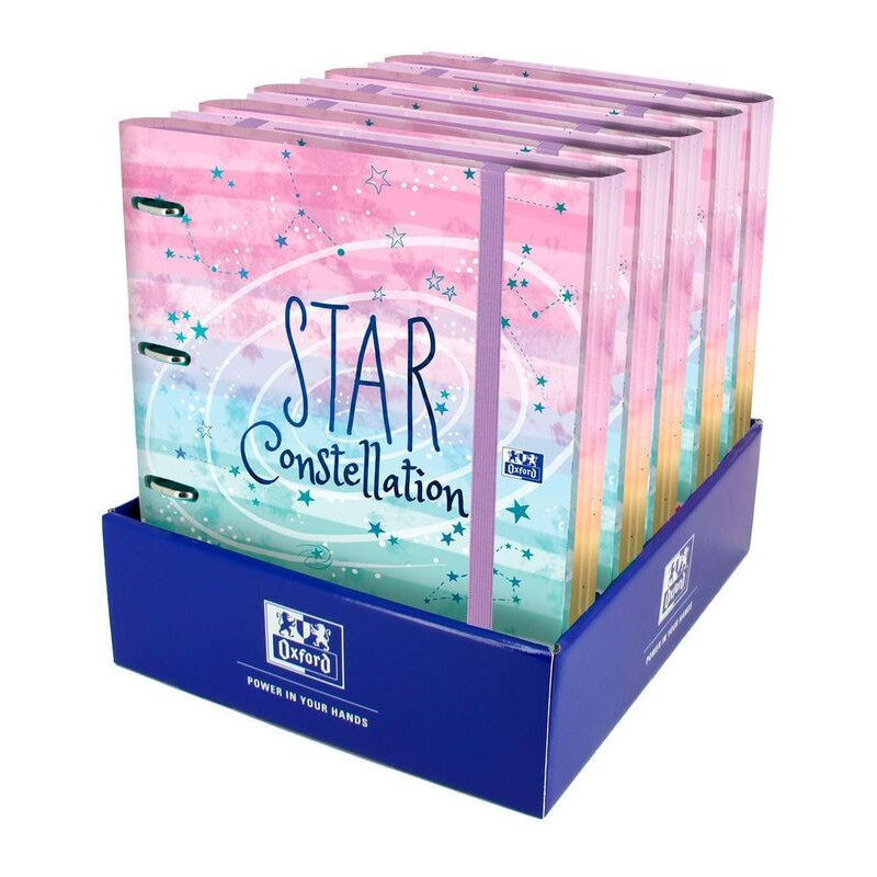 CARPEBLOC RINGBOOK A4 4A ENRI OXFORD SCHOOL EUROPEAN GALACTIC C/RECAMBIO 100H 5COL 400148002