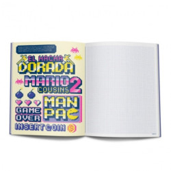 RUBIO CALIGRAFIA LIBRETA LETTERING UN VIAJE EN TIEMPO AÑOS 80 40PAG