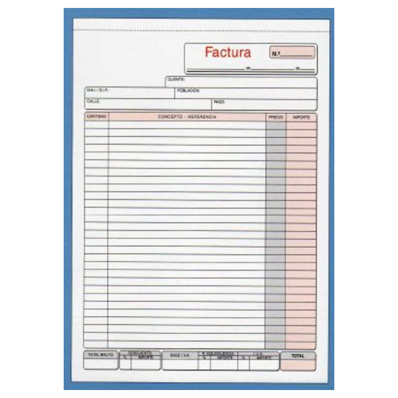 TAL. LOAN FACTURAS T-56  FL DUPLI AUTO PTE 10U