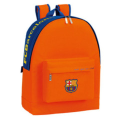 MOCHILA SAFTA 13 BARCELONA MES QUE UN CLUB SENCILLA 43CM NARANJA 641306174