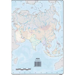 MAPAS MUDO ASIA POLITICO PTE 50U SELVI
