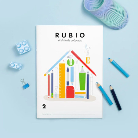 CUADERNO DE COLOREAR PINTACOLOR RUBIO Nº 2