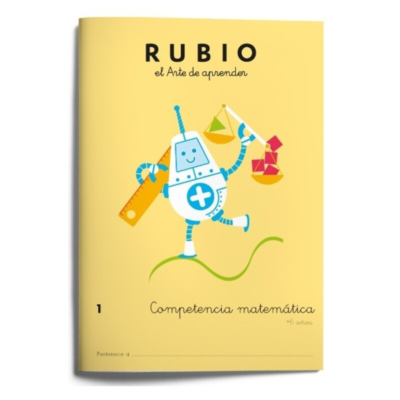 RUBIO COMPETENCIA MATEMATICA Nº 1 ISBN 9788416744107 UNIDAD