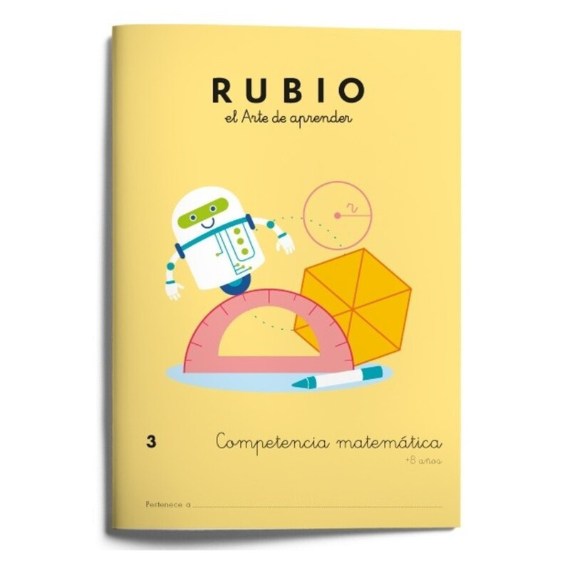 RUBIO COMPETENCIA MATEMATICA Nº 3 ISBN 9788416744121 UNIDAD