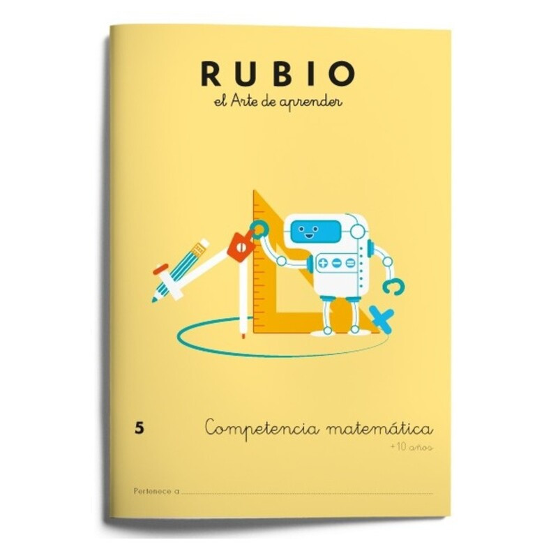 RUBIO COMPETENCIA MATEMATICA Nº 5 ISBN 9788416744145 UNIDAD
