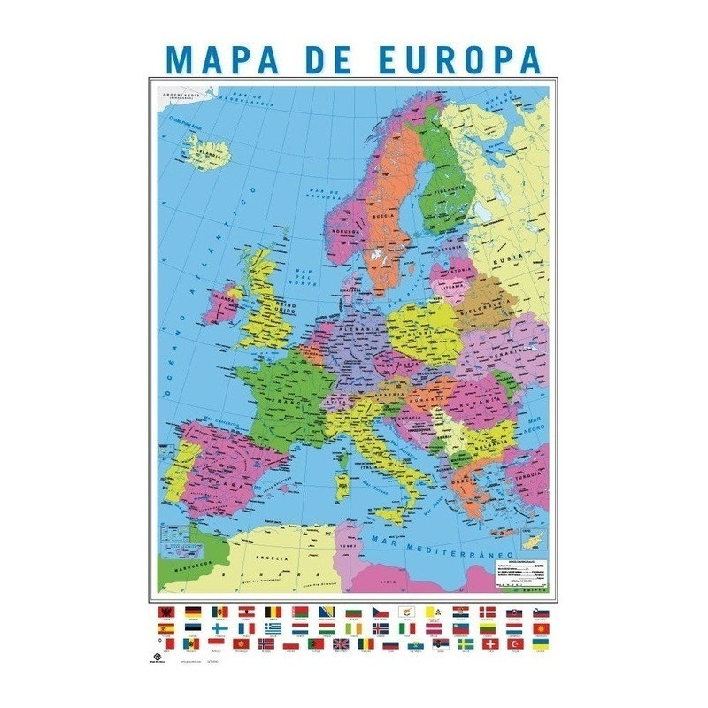 POSTER EUROPA POLITICO 60*91,5 GPE 5045 ERIK