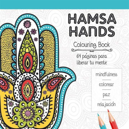 BLOC MANDALA 64 PAGINAS 120G HAMSA HANDS ALEX BOG MD-350