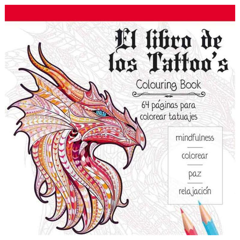 BLOC MANDALA 64 PAGINAS 120G LIBRO DE LOS TATTOOS ALEX BOG MD-650